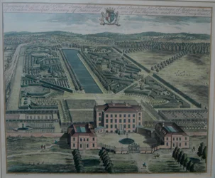 Gravure de Chevening par Johannes Kip (d.1722) d
