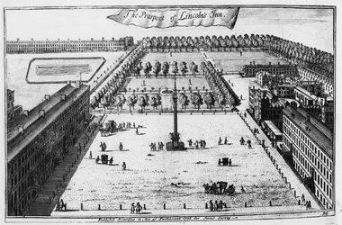 La perspective de Lincolns Inn, 1720
