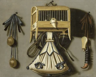 Nature morte avec équipement de chasse