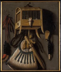 Nature morte avec équipement de piégeage d