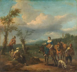 Paysage italien avec figures