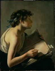 Le jeune poète (Jeunesse transcrivant Homère)