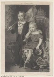 Portrait de Guillaume, prince des Pays-Bas, et Maurice, prince des Pays-Bas