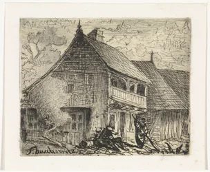 Petite maison à Auschowitz en Bohême