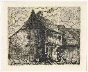 Maison à Auschowitz en Bohême