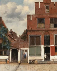 Dutch : Vue des maisons de Delft, connues sous le nom de "The little Street" Vue des maisons de Delft, connues sous le nom de "The little Street".