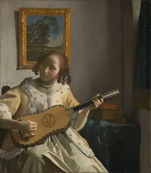 Jeune femme jouant de la guitare [1].
Titre(s) alternatif(s) :  

La joueuse de guitare[2].