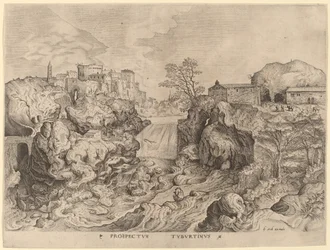 Prospectus Tyburtinus (Vue du Tibre)