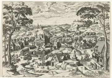 Paysage avec saint Antoine