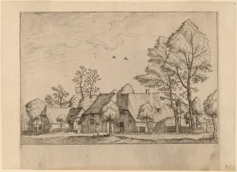 Grande ferme avec puits