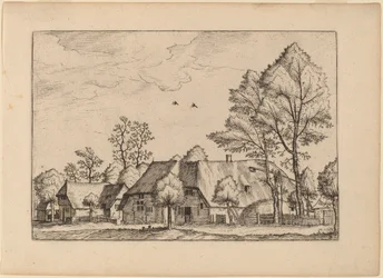 Grande ferme avec puits