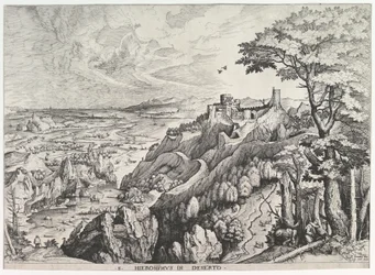 Saint Jérôme dans le désert S. Hieronymus in Deserto des Grandes Paysages, vers 1555-1556