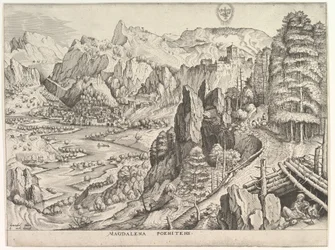 La Madeleine pénitente Magdalena Poenitens des Grands Paysages, vers 1555-56