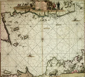 Pas-caert van de Canael, entre l
