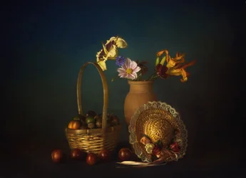 Nature morte rustique d
