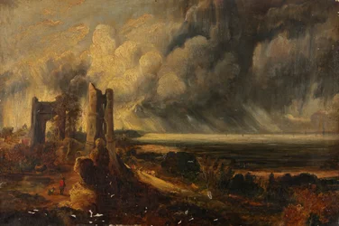 Château de Hadleigh, embouchure de la Tamise – Matin après une nuit orageuse