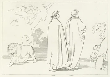 Entrée dans la forêt sombre, Enfer, Chant 1 (gravure)