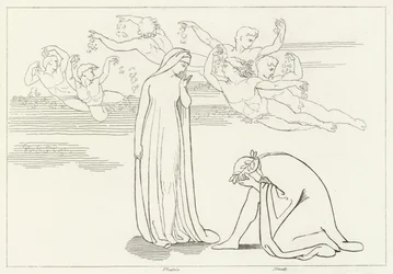 La Descente de Béatrice, Purgatoire, Chant 30 (gravure)