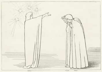 La Montagne de la Probation, Purgatoire, Chant 1 (gravure)