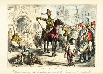 Guillaume le Conquérant avec son armée hétéroclite de Normands en 1066