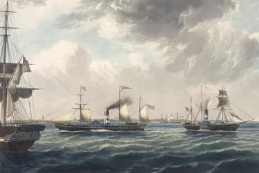 Les navires à vapeur 
