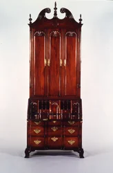 Bureau et bibliothèque Chippendale de Nicholas Brown, vers 1760-70