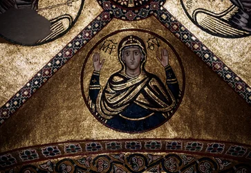 Mosaïque du Katholikon (Catholicon), monastère d