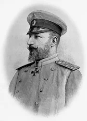 Portrait de Ferdinand I (1861-1948), tsar de Bulgarie, gravure
