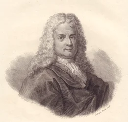 Portrait du mathématicien italien Jacopo Riccati (1676-1754), gravure sur cuivre par Caterina Piotti-Pirola