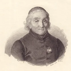 Portrait du théologien italien Pietro Tamburini (1737-1827), gravure sur cuivre par Maffeis