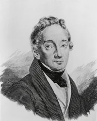 Portrait de Pietro Colletta (1775-1831), général et historien italien, gravure