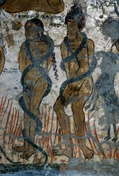 Punition des damnés, détail de l