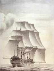 Portrait du navire anglais 