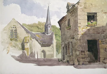 Église avec un petit clocher