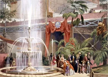 Palais de Cristal, vue dans le transept nord