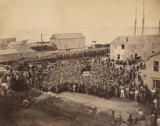 Conseil national congrégationaliste à Plymouth Rock, 22 juin 1865.