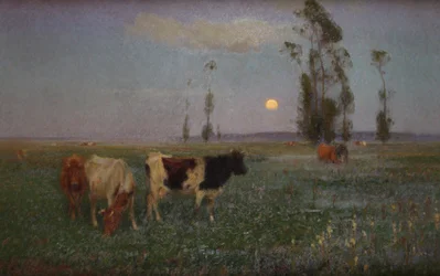 Héraut de la nuit (huile sur toile)