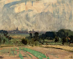 Près de Nottingham (huile sur toile)