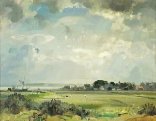 Suffolk River (huile sur toile)