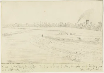 Burton-upon-Trent : dessin à la plume et à l