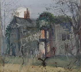 La vieille salle, fées au clair de lune