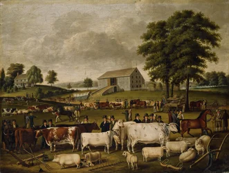Une foire de campagne en Pennsylvanie, 1824