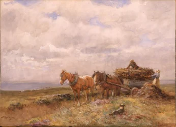 Transport de tourbe