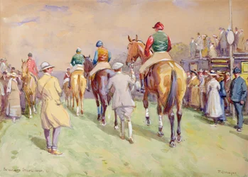 Courses de haies à Hethersett, 1921