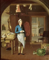 Scène de cuisine, 1771