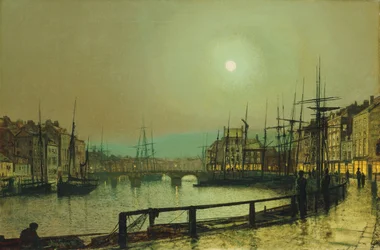 Un port au clair de lune, 1883