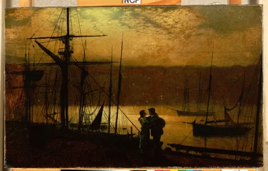 En route - vue de Whitby, 1887