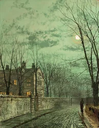 Sous les rayons de lune, 1887