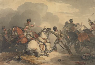 Une scène de bataille
