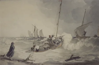 Bateaux de pêche sortant
